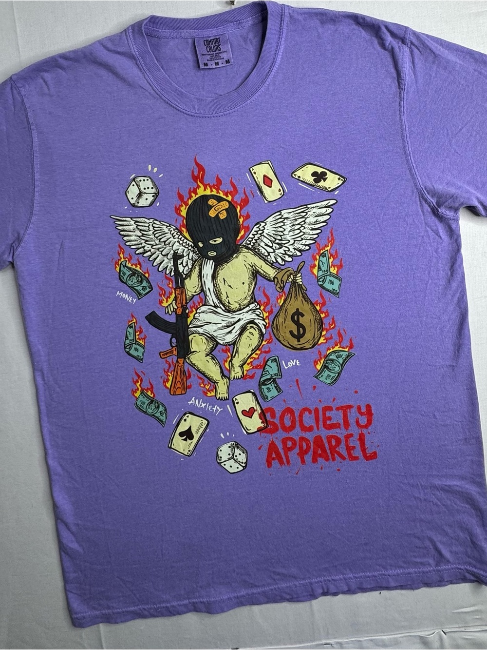 Comfort Colors Purple Graphic Tee